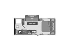 2021 Gulf Stream Envision SVT Series 21QBS Travel Trailer at Lake Country RV STOCK# XM3045522 Floor plan Image