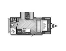 2022 Palomino PaloMini 186RBS Travel Trailer at Lake Country RV STOCK# NN058018 Floor plan Image