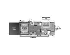 2022 Work and Play 21LT Travel Trailer at Lake Country RV STOCK# NW024481 Floor plan Image