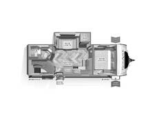 2022 Palomino SolAire Ultra Lite 243BHS Travel Trailer at Lake Country RV STOCK# NN058159 Floor plan Image