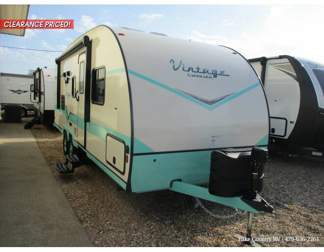 2022 Gulf Stream Vintage Cruiser 23QBS Travel Trailer at Lake Country RV STOCK# N7059768 Exterior Photo