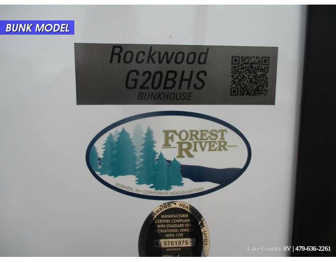 2021 Rockwood Geo Pro 20BHS Travel Trailer at Lake Country RV STOCK# M3013129 Photo 49