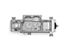 2023 Palomino SolAire Ultra Lite 258RBSS Travel Trailer at Lake Country RV STOCK# PN059266 Floor plan Image