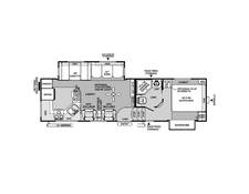 2010 Rockwood Signature Ultra Lite 8280WS Fifth Wheel at Lake Country RV STOCK# A1832779 Floor plan Image